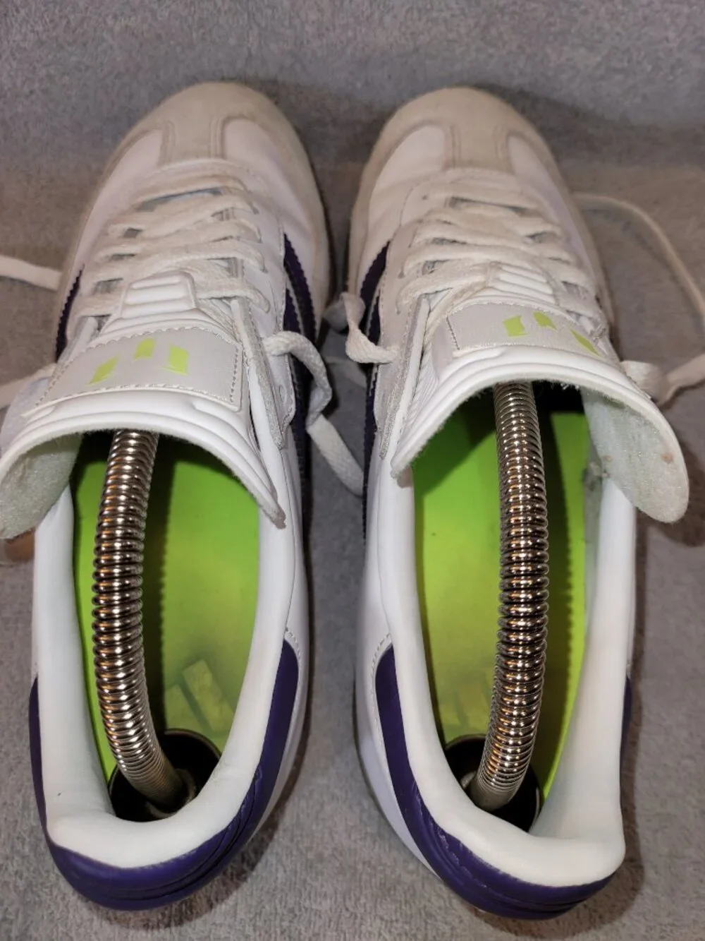 Adidas Samba Men's Size 8 Messi White Purple Tan Gum Sneakers IH8161 (#2258)
